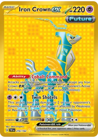 Iron Crown ex #216/162 — Temporal Forces