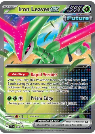Iron Leaves ex #128 — Scarlet & Violet Promos
