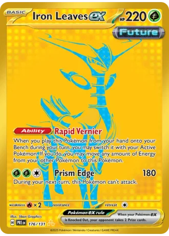Iron Leaves ex #176/131 — Prismatic Evolutions
