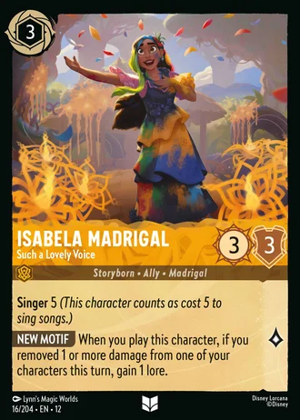 Isabela Madrigal - Such a Lovely Voice #16/257 — Wilds Unknown