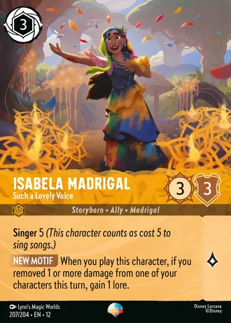Isabela Madrigal - Such a Lovely Voice #207/257 — Wilds Unknown