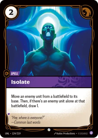 Isolate #124/219 — Unleashed