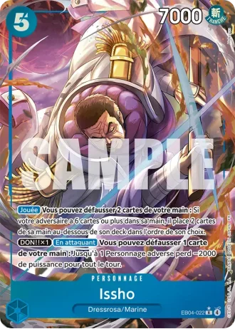 Issho (EB04-022) (Alternative Art) — Les Sept de la Mer d'Azur (OP14-EB04)