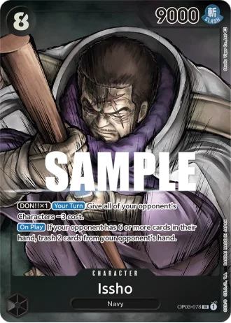 Issho (OP03-078) (Alternative Art) — Pillars of Strength (OP03)