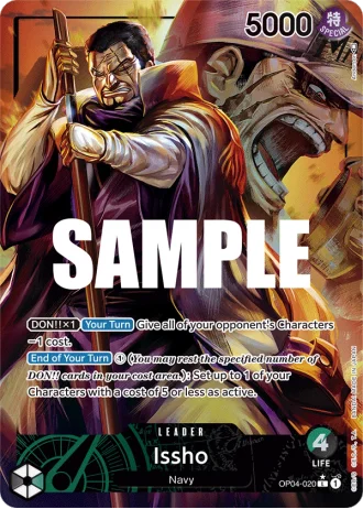 Issho (OP04-020) (Alternative Art) — Kingdoms of Intrigue (OP04)