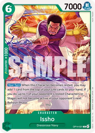 Issho (OP14-021) — The Azure Sea's Seven (OP14-EB04)