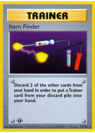 Item Finder #74/102 — Base Set