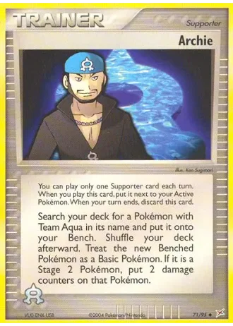 Ivan #71/95 — EX Team Magma vs Team Idro
