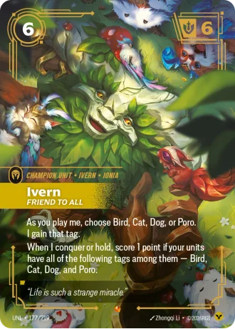 Ivern, Friend to All #177/219 — Unleashed
