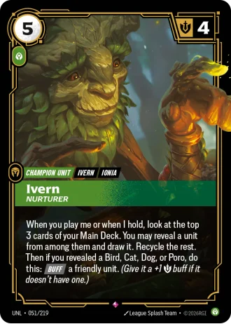 Ivern, Nurturer #051/219 — Unleashed