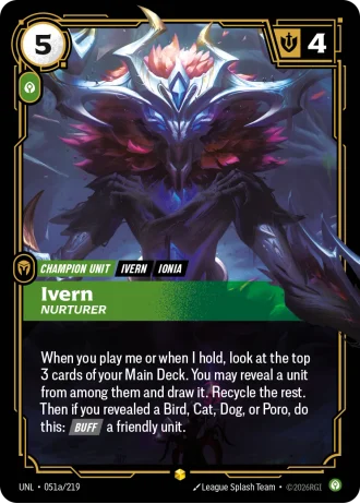 Ivern, Nurturer #051a/219 — Unleashed