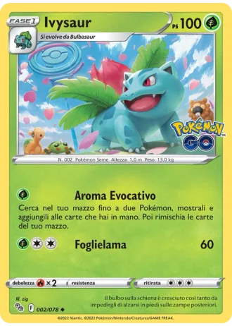 Ivysaur #002/78 — Pokémon GO