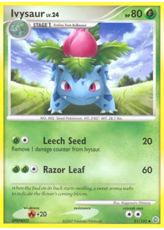 Ivysaur #51/132 — Prodigi Segreti