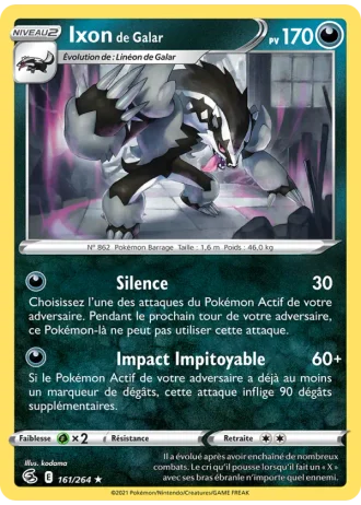 Ixon de Galar #161 — Poing de Fusion