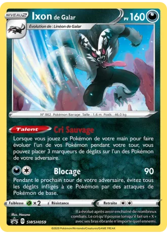 Ixon de Galar SWSH059 — Épée & Bouclier Promos