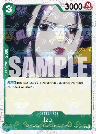 Izo (OP01-033) (Alternative Art) — ONE PIECE CARD THE BEST (PRB01)