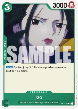 Izo (OP01-033) (Full Art) — ONE PIECE CARD THE BEST (PRB01)