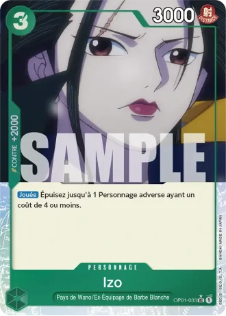 Izo (OP01-033) (Jolly Roger Foil) — ONE PIECE CARD THE BEST (PRB01)