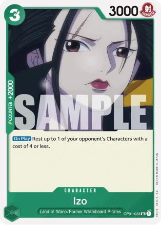Izo (OP01-033) (Reprint) — One Piece The Best (PRB01)