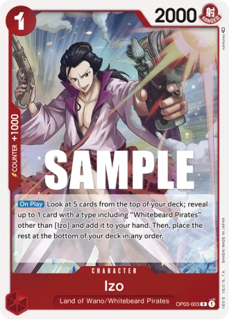 Izo (OP03-003) — Pillars of Strength (OP03)