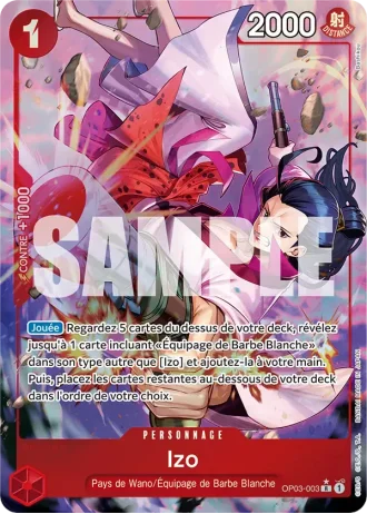 Izo (OP03-003) (Reprint) — ONE PIECE CARD THE BEST (PRB01)