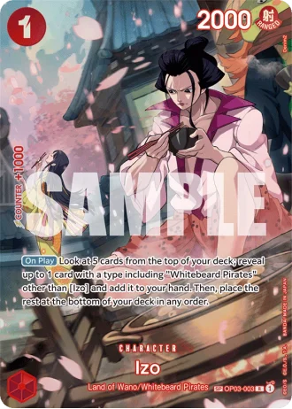 Izo (OP03-003) (Special Rare) — 500 Years in the Future (OP07)