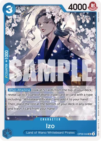 Izo (OP09-044) — Emperors in the New World (OP09)