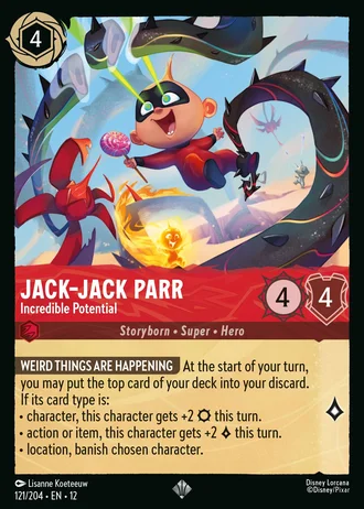 Jack-Jack Parr - Incredible Potential #121/257 — Wilds Unknown