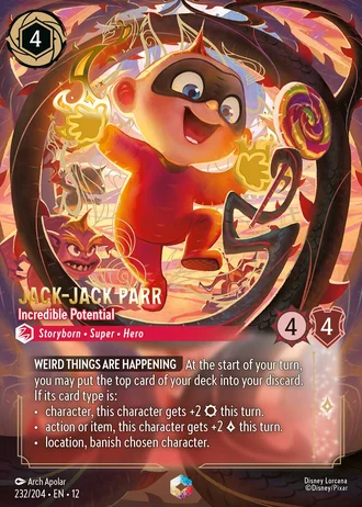 Jack-Jack Parr - Incredible Potential #232/257 — Wilds Unknown
