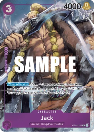 Jack (OP01-102) (Alternative Art) — Romance Dawn (OP01)