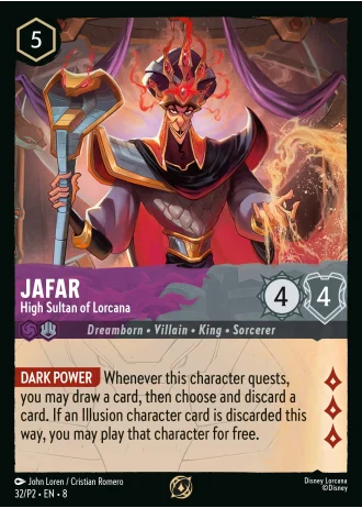 Jafar - High Sultan of Lorcana #32/204 — Reign of Jafar