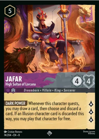 Jafar - High Sultan of Lorcana #74/204 — Reign of Jafar