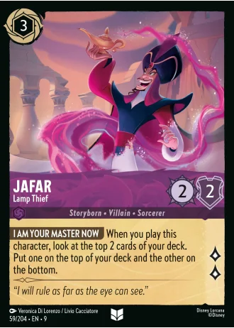 Jafar - Lamp Thief #59/204 — Fabled