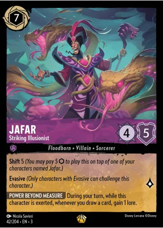 Jafar - Striking Illusionist #42/204 — Into the Inklands