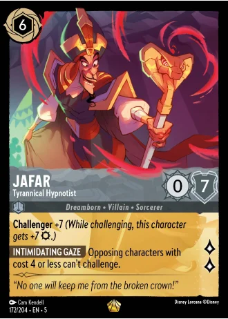 Jafar - Tyrannical Hypnotist #172/204 — Shimmering Skies