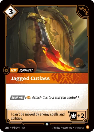Jagged Cutlass #073/166 — Vendetta