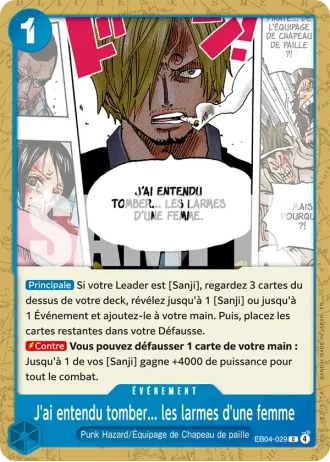 J'ai entendu tomber... les larmes d'une femme (EB04-029) — Les Sept de la Mer d'Azur (OP14-EB04)