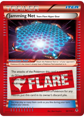 Jamming Net Team Flare Hyper Gear #98/119 — Phantom Forces
