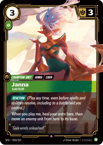 Janna, Savior #053/221 — Spiritforged