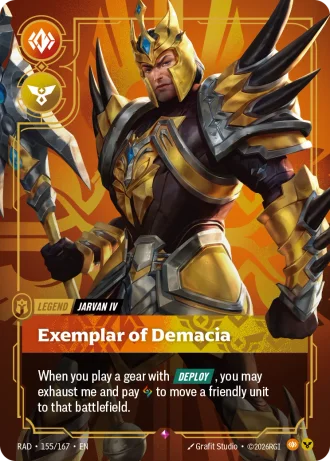 Jarvan IV, Exemplar of Demacia #155/167 — Radiance