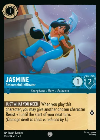 Jasmine - Resourceful Infiltrator #162/204 — Reign of Jafar