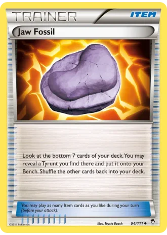 Jaw Fossil #94/111 — Furious Fists