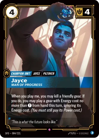 Jayce, Man of Progress #084/221 — Spiritforged