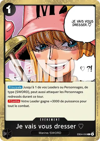 Je vais vous dresser ♡ (EB04-050) — Aventure sur l'Île de Dieu (OP15-EB04)