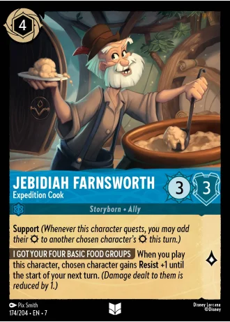 Jebidiah Farnsworth - Expedition Cook #174/204 — Archazia's Island