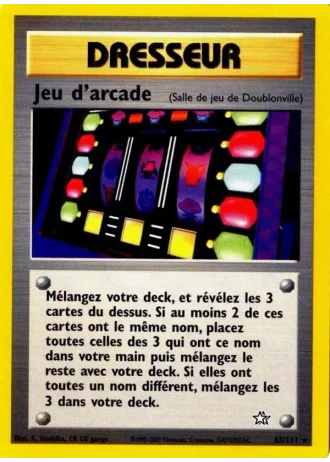 Jeu d'arcade (première édition) #83/111 — Neo Genesis (1ère Édition)