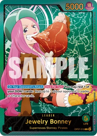 Jewelry Bonney (OP07-019) (Special Rare) — Anime 25th Collection (EB02)