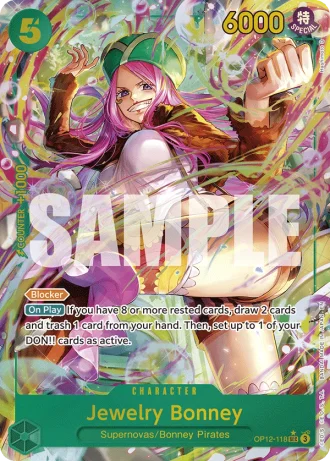 Jewelry Bonney (OP12-118) (Alternative Art) — Legacy of the Master (OP12)