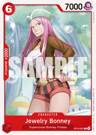 Jewelry Bonney (OP14-007) — The Azure Sea's Seven (OP14-EB04)