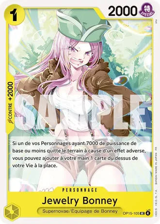 Jewelry Bonney (OP15-105) — Aventure sur l'Île de Dieu (OP15-EB04)